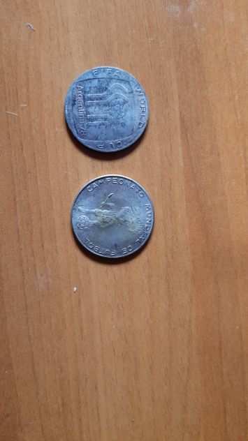 monete commemorativa campionati mondiali di calcio argentina 1978.