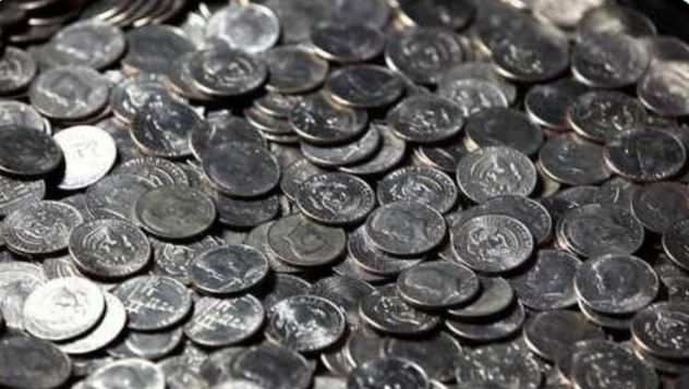Monete in argento, 500 lire ecc..