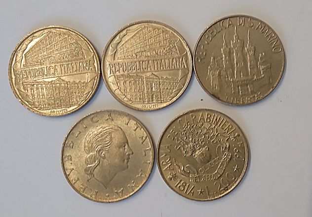 Monete in Lire italiane Pre Euro