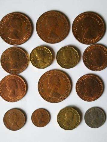 Monete Inglesi Regina Elisabetta II
