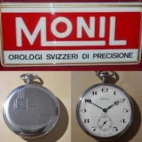 MoniL - Orologio da tasca - 1960-1969 Meccanico a carica manuale - Acciaio.