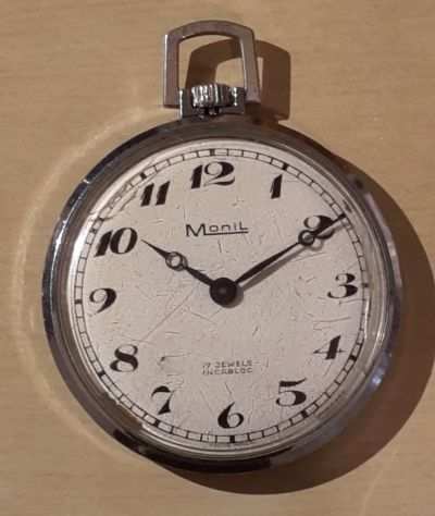 MoniL - Orologio da tasca - 1960-1969 Meccanico a carica manuale - Acciaio.