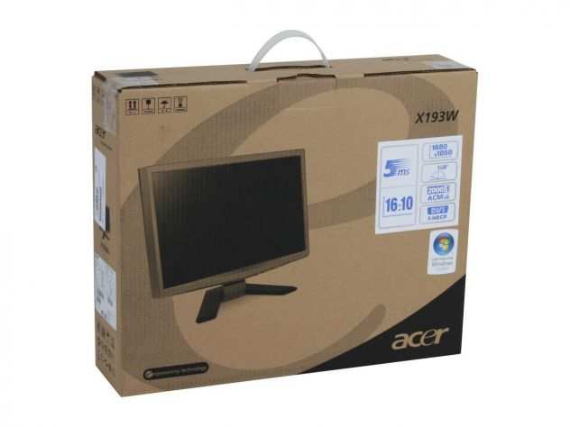 monitor lcd 19 pollici Acer x193w