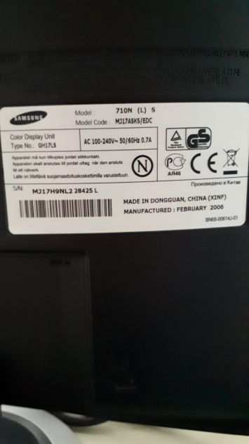 Monitor Samsung Sync Master 710N