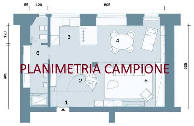 MONOLOCALE NICHELINO 300 EURO LIBERO SUBITO