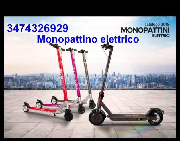 Monopattino Elettrico 250W OMOLOGATO PER IL CODICE STRADALE