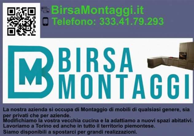 Montaggio arredamento a Torino