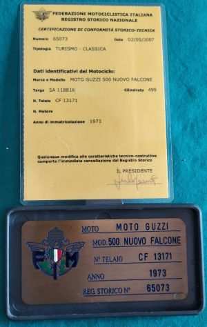 Moto Guzzi Nuovo Falcone Civile 500
