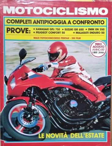 Motociclismo numeri sciolti a partire anni 7080