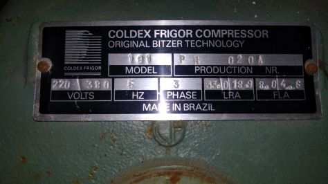 Motore 3 fasi per cella frigorifera Coldex frigor compressor