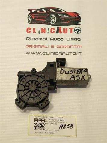 MOTORINO ALZAVETRO ANTERIORE SINISTRO DACIA Duster 1deg Serie 128000841-I 5YY0042 (10)