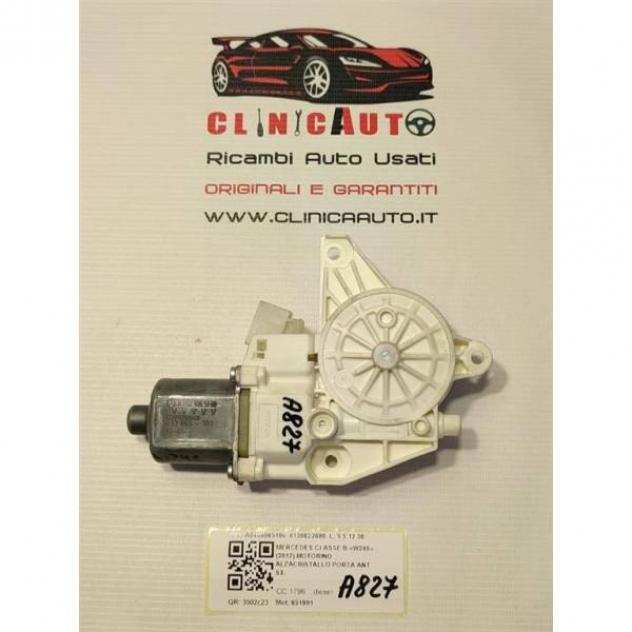 MOTORINO ALZAVETRO ANTERIORE SINISTRO MERCEDES Classe B W246 2Acircdeg Serie A2469065100 0130822690 (12)