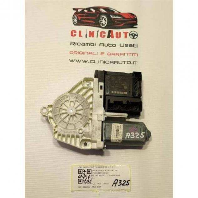 MOTORINO ALZAVETRO ANTERIORE SINISTRO VOLKSWAGEN Passat Berlina 4Acircdeg Serie 1K0959701Q 1K0959793M (0510)