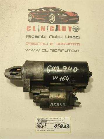 MOTORINO D AVVIAMENTO MERCEDES ML W164 3deg Serie A0061514101 0001115049 642940 diesel 2987 (0511)