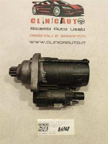 MOTORINO D AVVIAMENTO VOLKSWAGEN Passat Berlina 4deg Serie JZW 911023HX 01 JZW911023HX01 CBB diesel 1968 (0510)