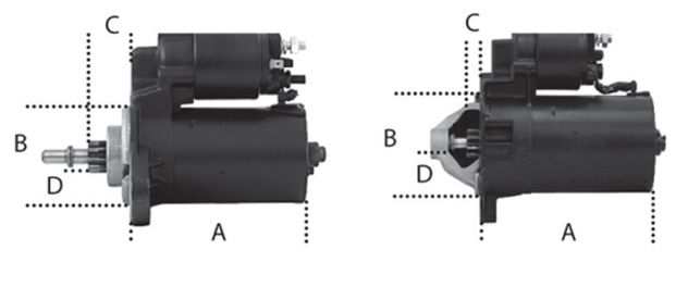 Motorino dAvvimento per Opel Astra Elstock Bosch Hitachi 1.3 1.4 1.6 1.7 2.0