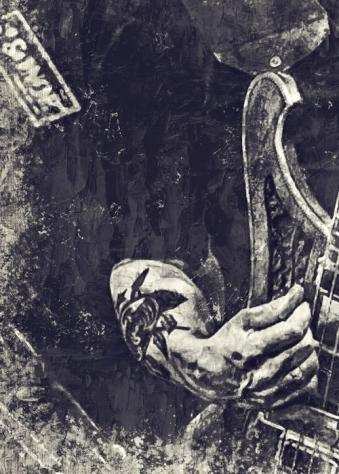 Motoumlrhead, Lemmy - Oil Edition - High Quality Giclee Art - By artist Andrea Boriani - 15 - XL