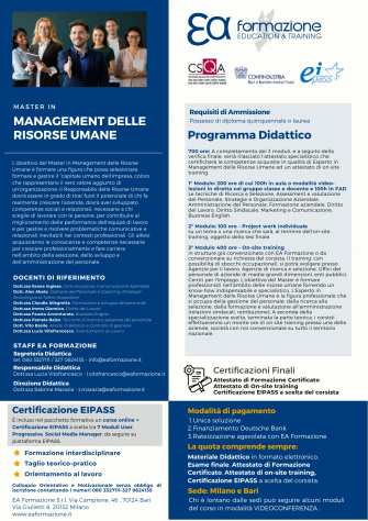 MRU14 - Master in Management delle Risorse Umane