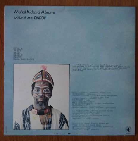 Muhal Richard Abrams MAMA AND DADDY - 1980