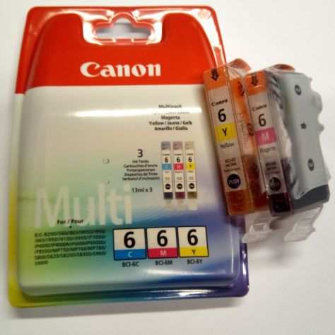 MULTIPACK Cartucce a colori CANON BCI-6CMY