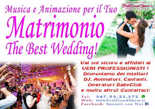 Musica e Animazione per il tuo Matrimonio