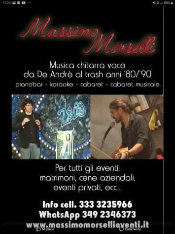 Musica e cabaret Massimo Morselli eventi