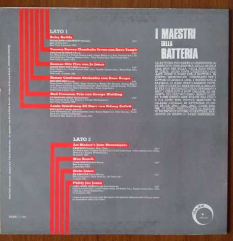 MUSICA JAZZ I Maestri Della Batteria - 1983