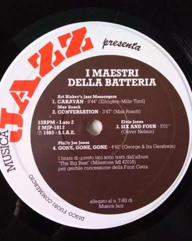 MUSICA JAZZ I Maestri Della Batteria - 1983