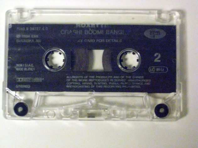 Musicassetta originale del 1994-Roxette-crashboombang