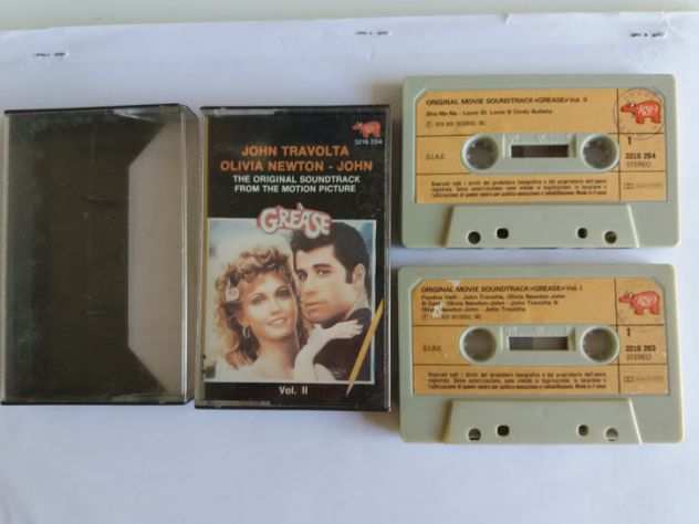 MUSICASSETTE ( JOHN TRAVOLTA - GREASE )