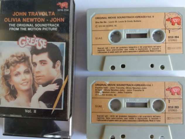 MUSICASSETTE ( JOHN TRAVOLTA - GREASE )