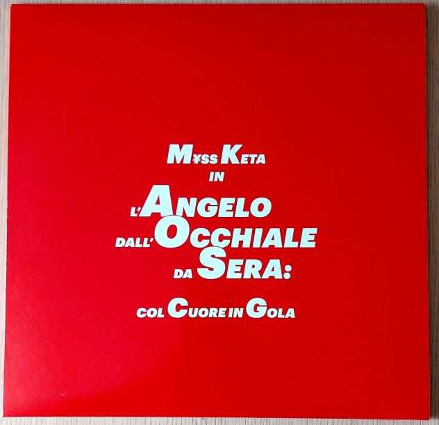 MyenSS KETA - LANGELO DALLOCCHIALE DA SERA (2022) LP rosso trasparente