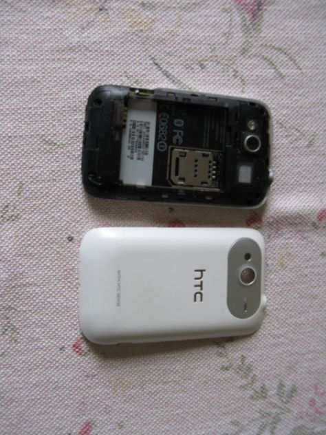 n. 6 cellulari per ricambi htc - nokia 2720 fold - blackberry - nec db4000 -
