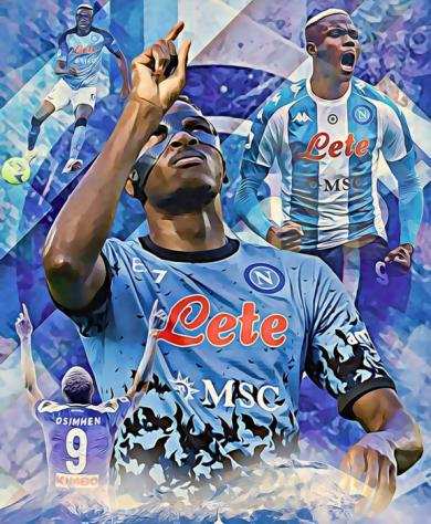 Napoli - Campionato italiano di calcio - Victor Osimhen - 2023 - Artwork, Print