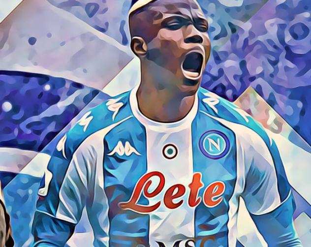 Napoli - Campionato italiano di calcio - Victor Osimhen - 2023 - Artwork, Print