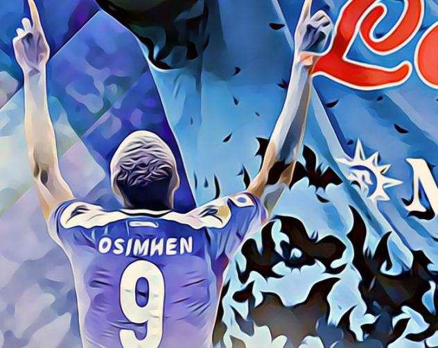 Napoli - Campionato italiano di calcio - Victor Osimhen - 2023 - Artwork, Print