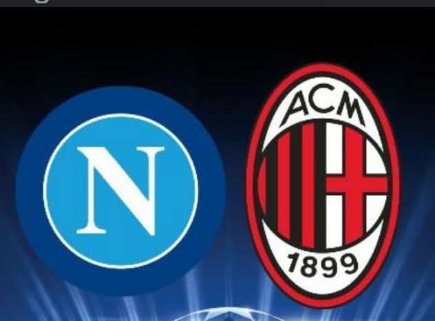 Napoli Milan campionato di Serie A vendo due biglietti attigui del settore disti