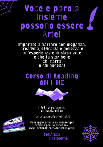 Narrazione e Lettura Creativa On Line.