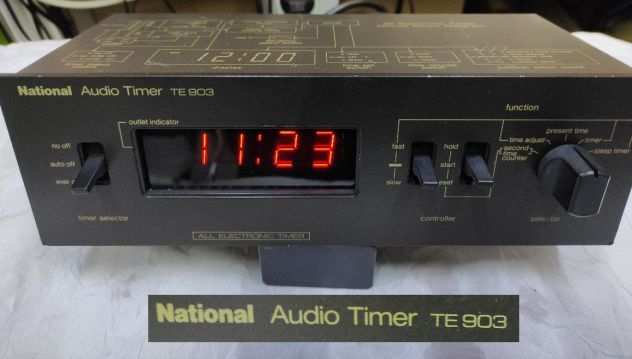 National -- Audio Timer NERO, - MOLTO RARO.