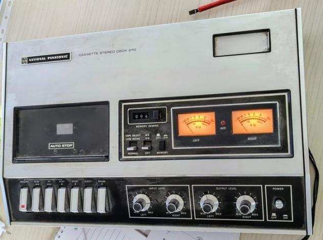Natural Panasonic - RS-270US - Registratore ndash lettore di cassette