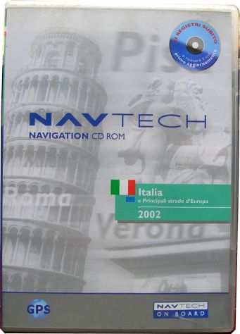 NAVTECH on board ITALIA 2002 Alfa Romeo 166 CD rom NAVIGATION e principali strad