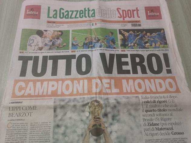 Nazionale Italiana - Campionati mondiali di calcio - Cannavaro - 2006 - Quotidiano Sportivo