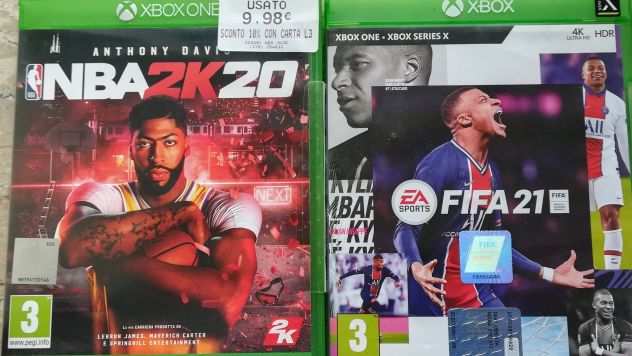 NBA 2K 20 amp FIFA 21 XBOX ONE