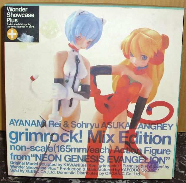 Neon Genesis Evangelion Kaiyodo grimrock Mix Edition Rei Asuka Figure From Japan