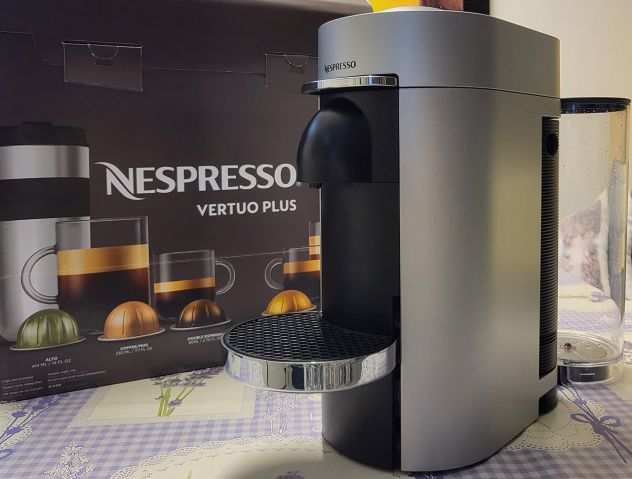 Nespresso Vertuo Plus Deluxe Silver D macchina da caffegrave in capsule