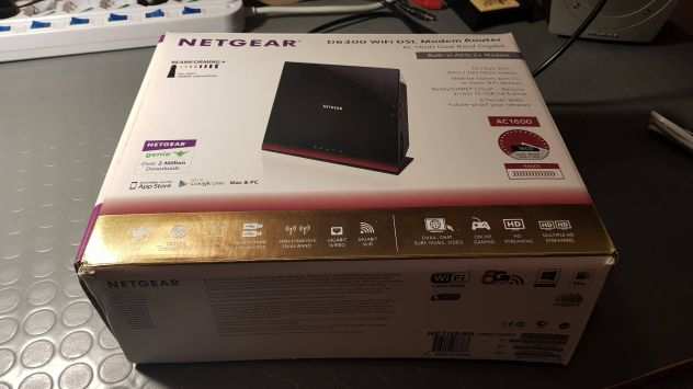 NETGEAR D6300 MODEM ROUTER ADSL ADSL2 WAN WIFI