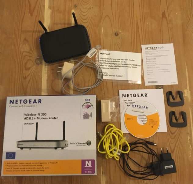 Netgear DGN2000 modem router Wireless-N 300 ADSL2