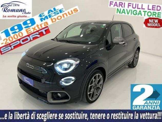 NEW FIAT - 500X - 1.6 M.Jet 84kW (130cv)Sport MY23FARI FULL LEDRETROCAMERA