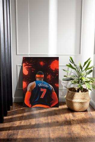 New York Knicks - NBA - CARMELO ANTHONY NEW YORK KNICKS NBA Limited Edition 220 wCOA - 2023 Artwork