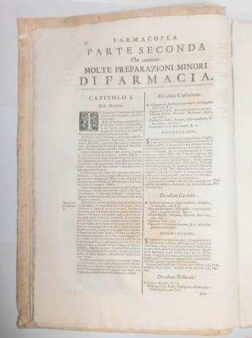 Niccolo Lemery - Farmacopea Universale - 1720